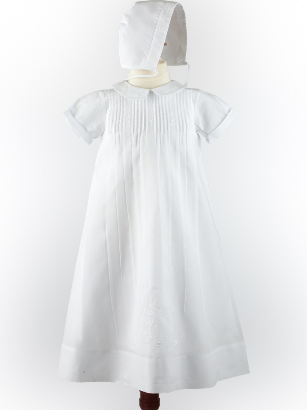 Feltman Brothers Christening White Gown with Peter Pan Collar
